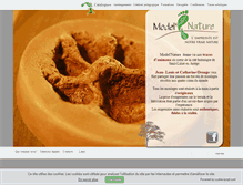 Tablet Screenshot of modelnature.fr